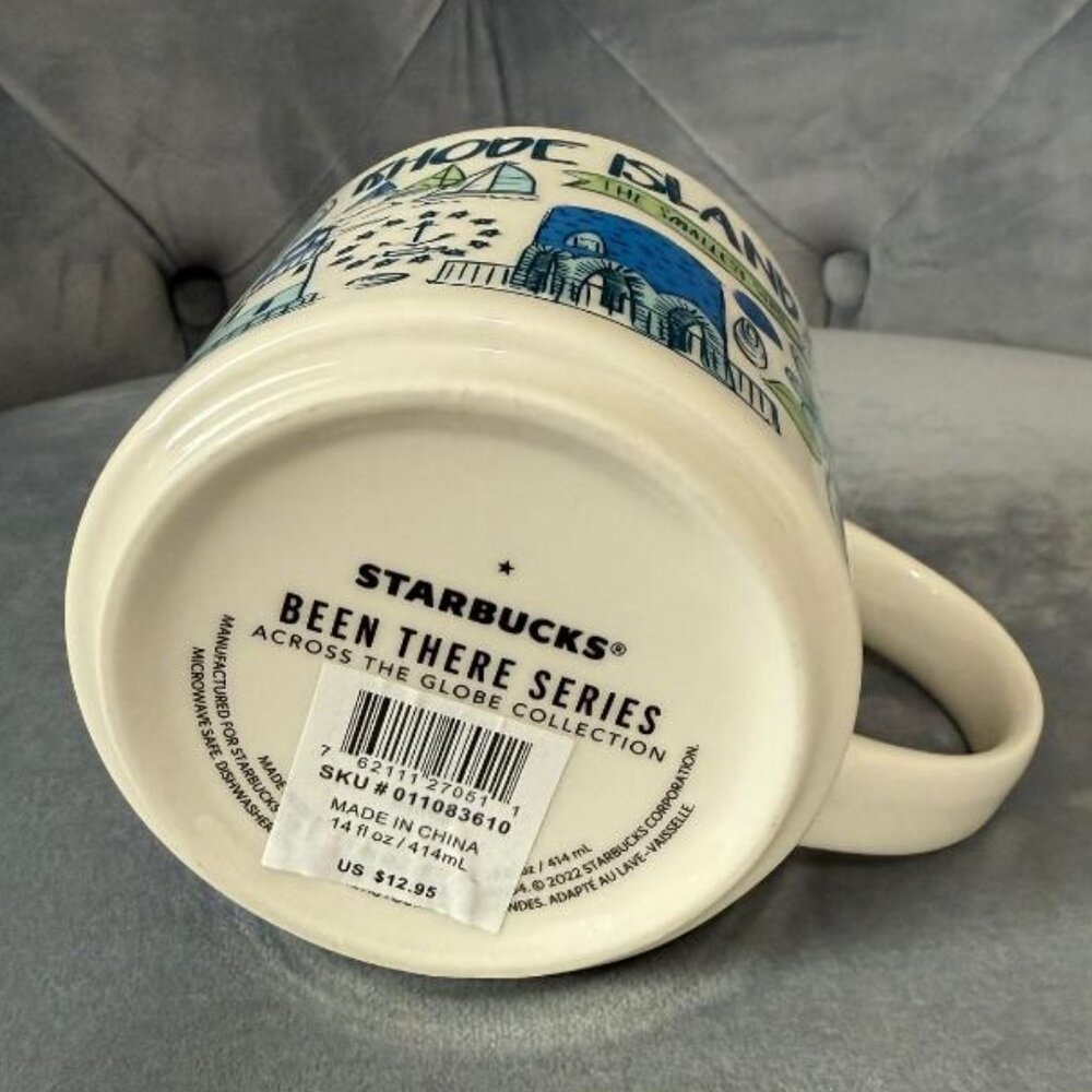 Starbucks RHODE ISLAND Been There Series Ceramic Coffee Mug, 14 Oz - Picture 6 of 6
